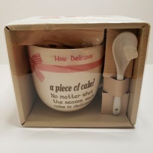 Cake In A Mug - Mug & Spoon Set